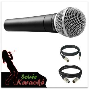 Location Karaoké - Micro de chant SM58 Shure